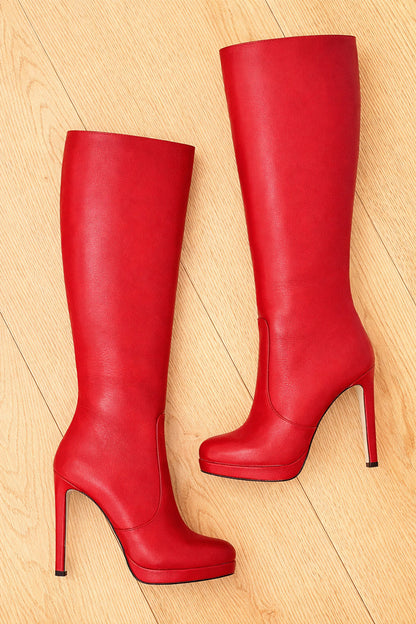 PRAGA PELLE ROSSO