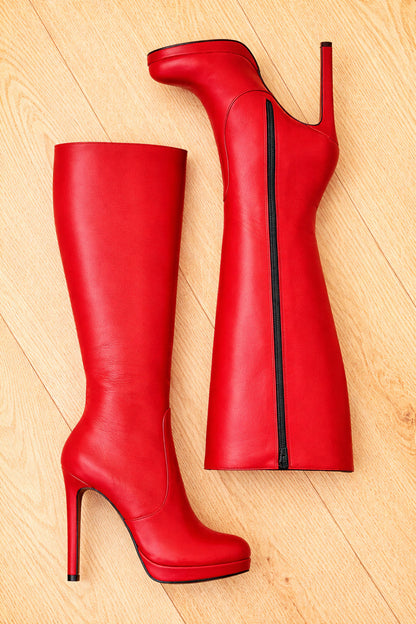PRAGA PELLE ROSSO