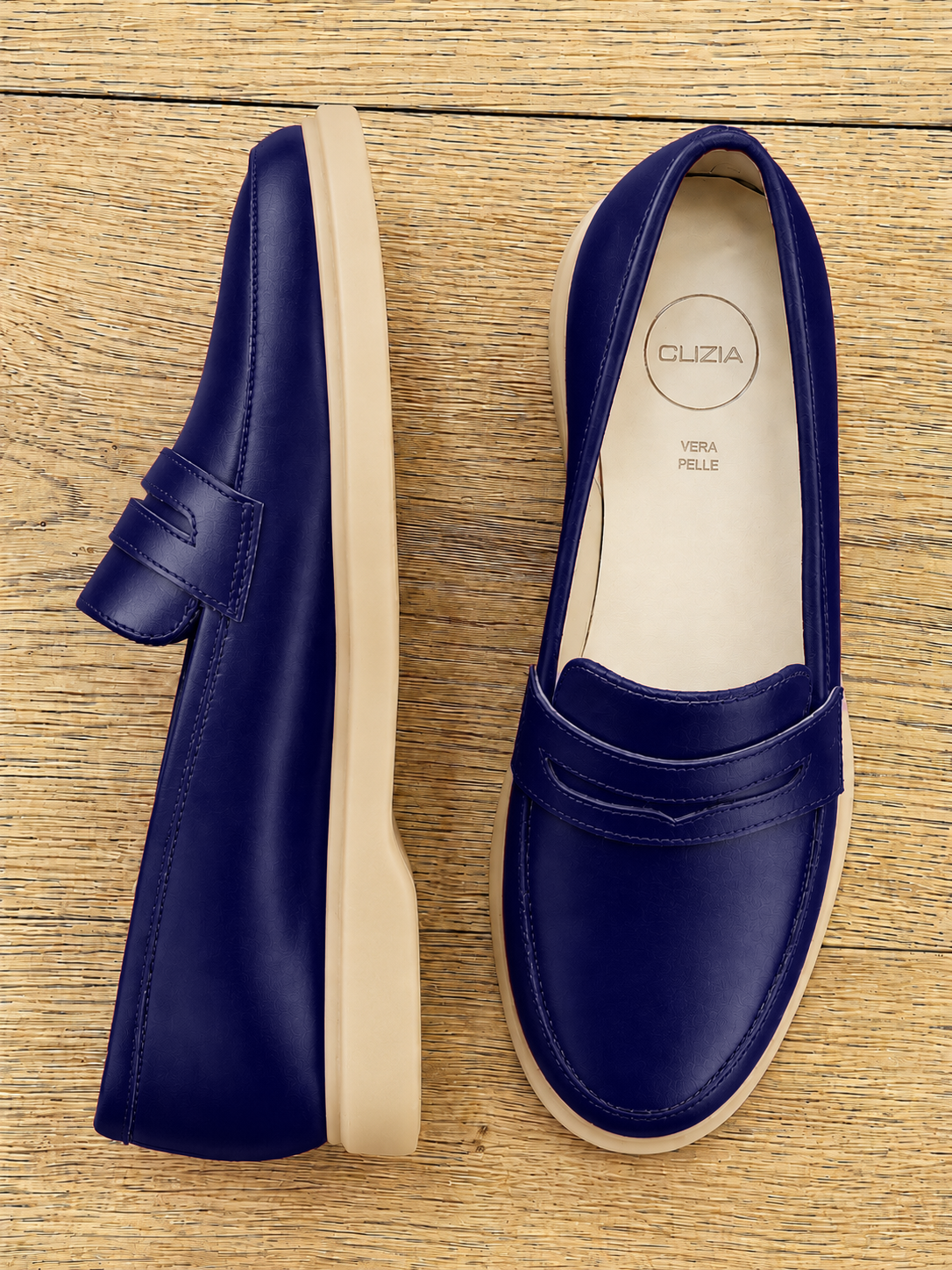 OMAR PELLE BLU