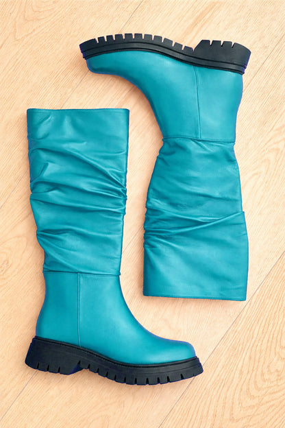 MORGAN PELLE AZZURRO