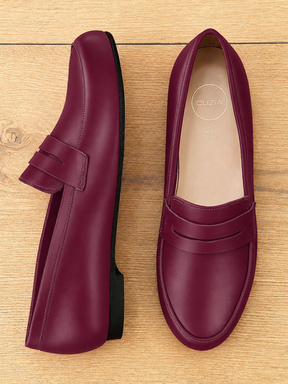 SHIA PELLE BORDEAUX