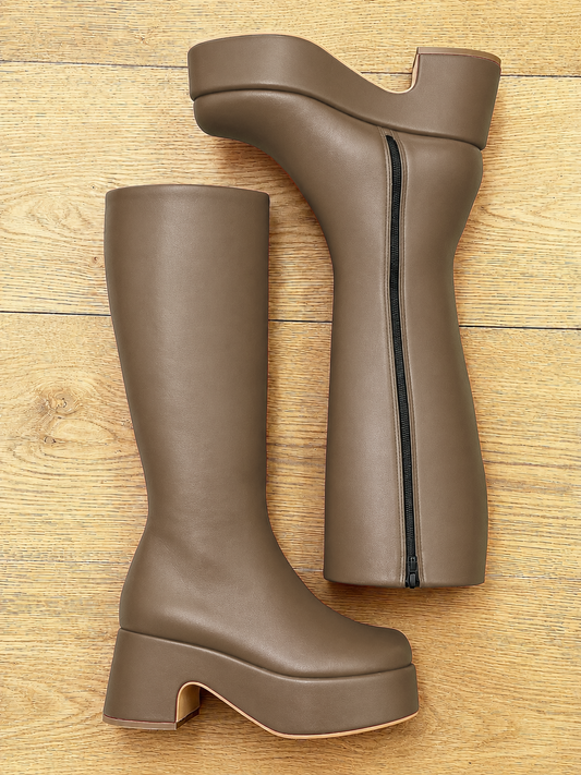 CLARK PELLE TAUPE