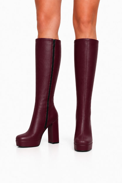TIBET PELLE BORDEAUX