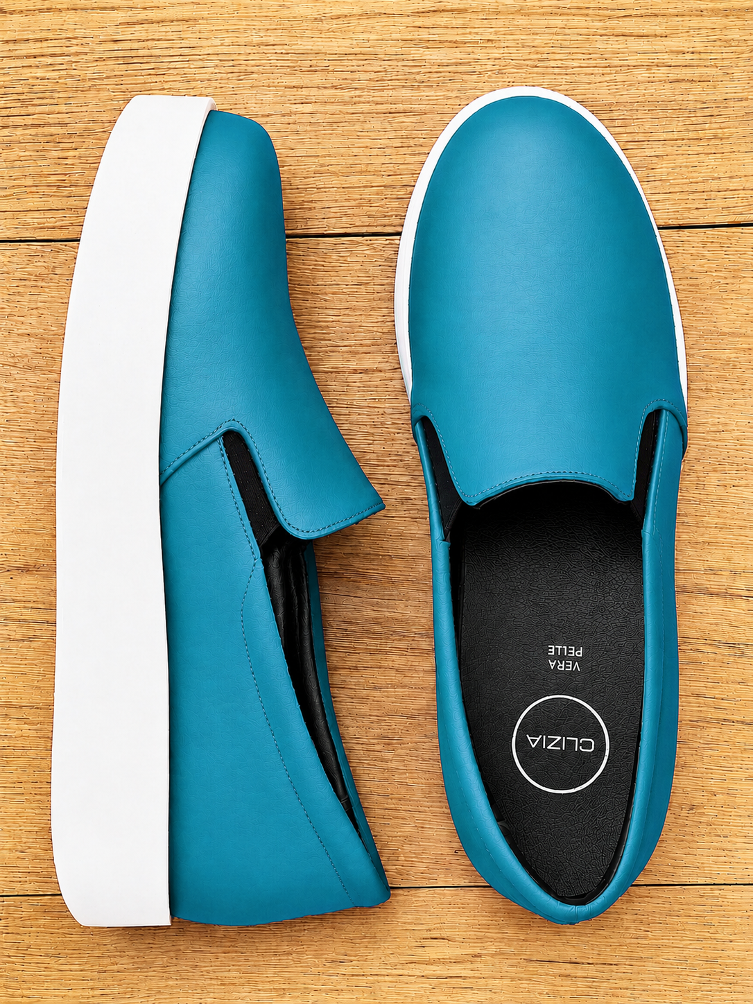 KIRI PELLE AZZURRO