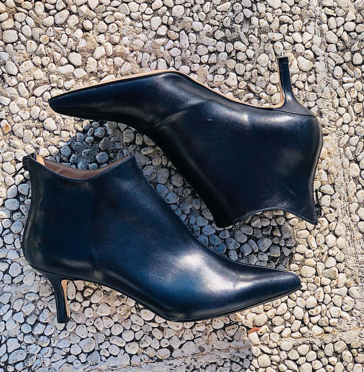 GHITA PELLE BLU