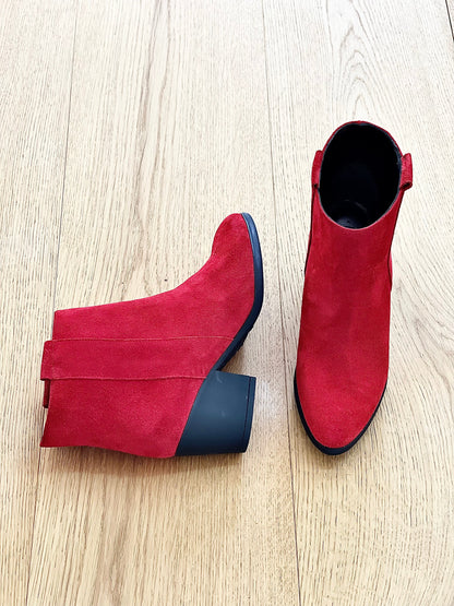 TESSA SCAMOSCIATO ROSSO
