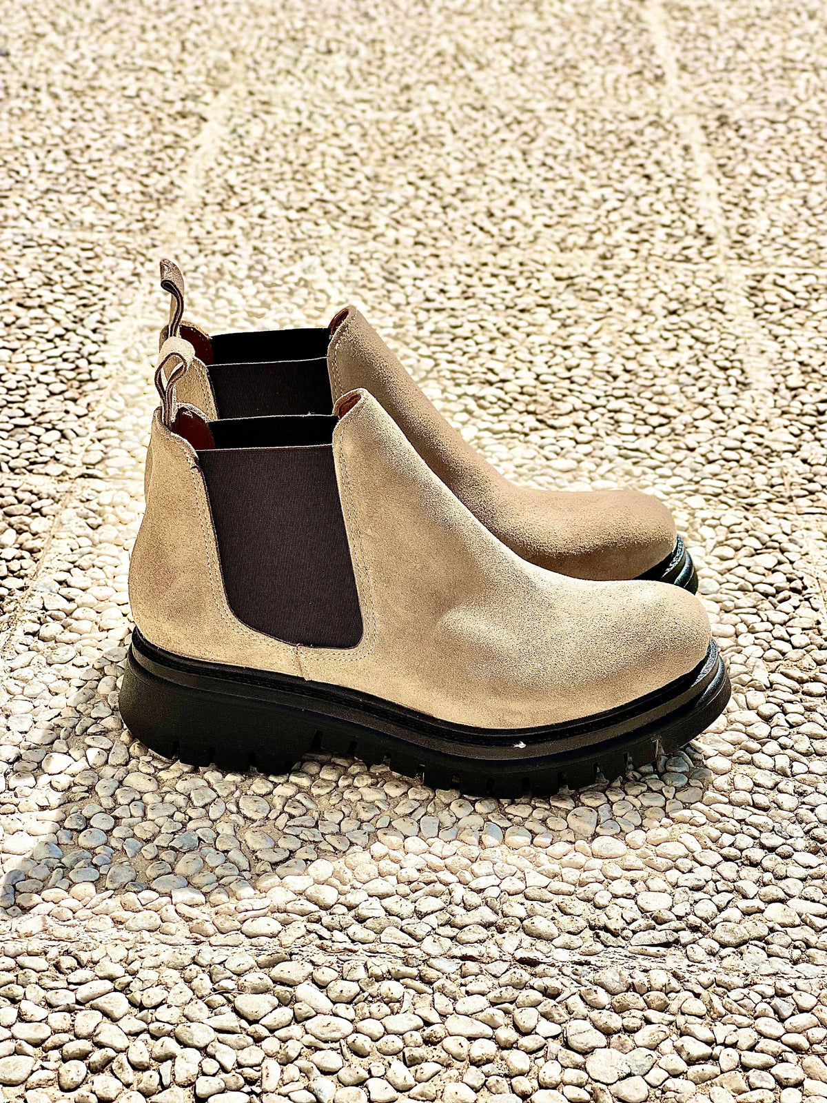 RAIDE SCAMOSCIATO TAUPE