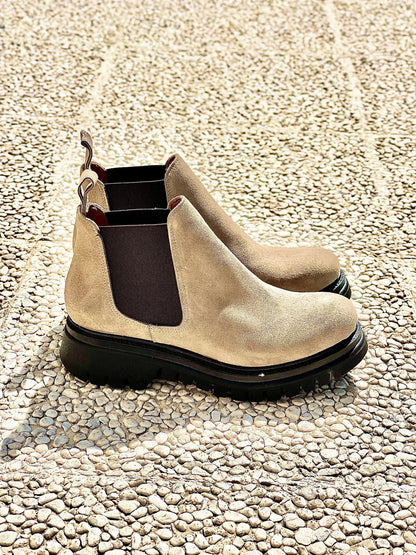 RAIDE SCAMOSCIATO TAUPE