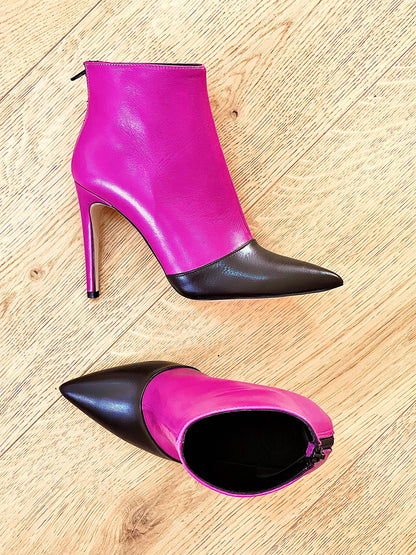 SHING PELLE NERO / FUXIA