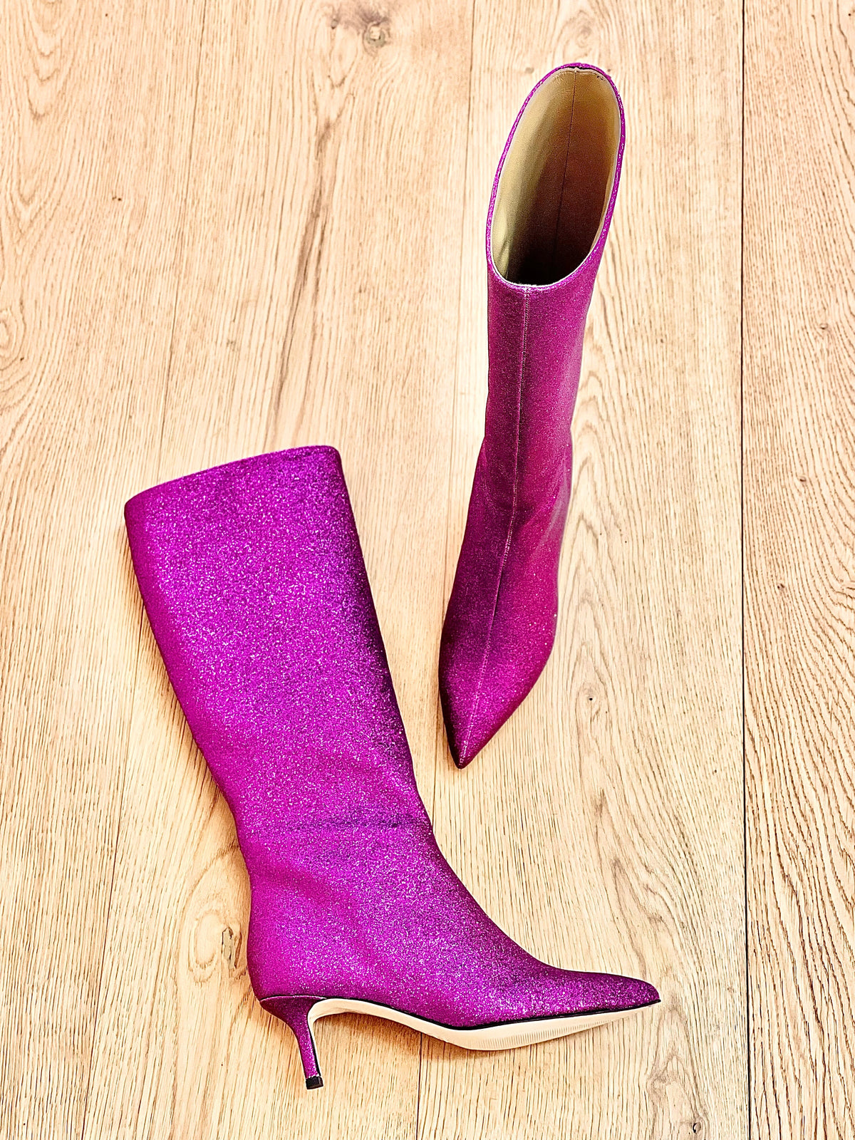 MELISSA GLITTER FUXIA
