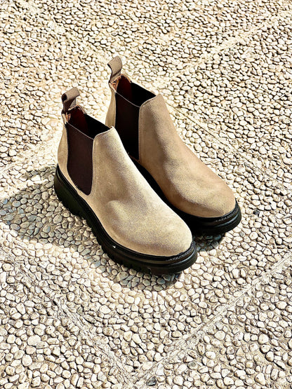 RAIDE SCAMOSCIATO TAUPE