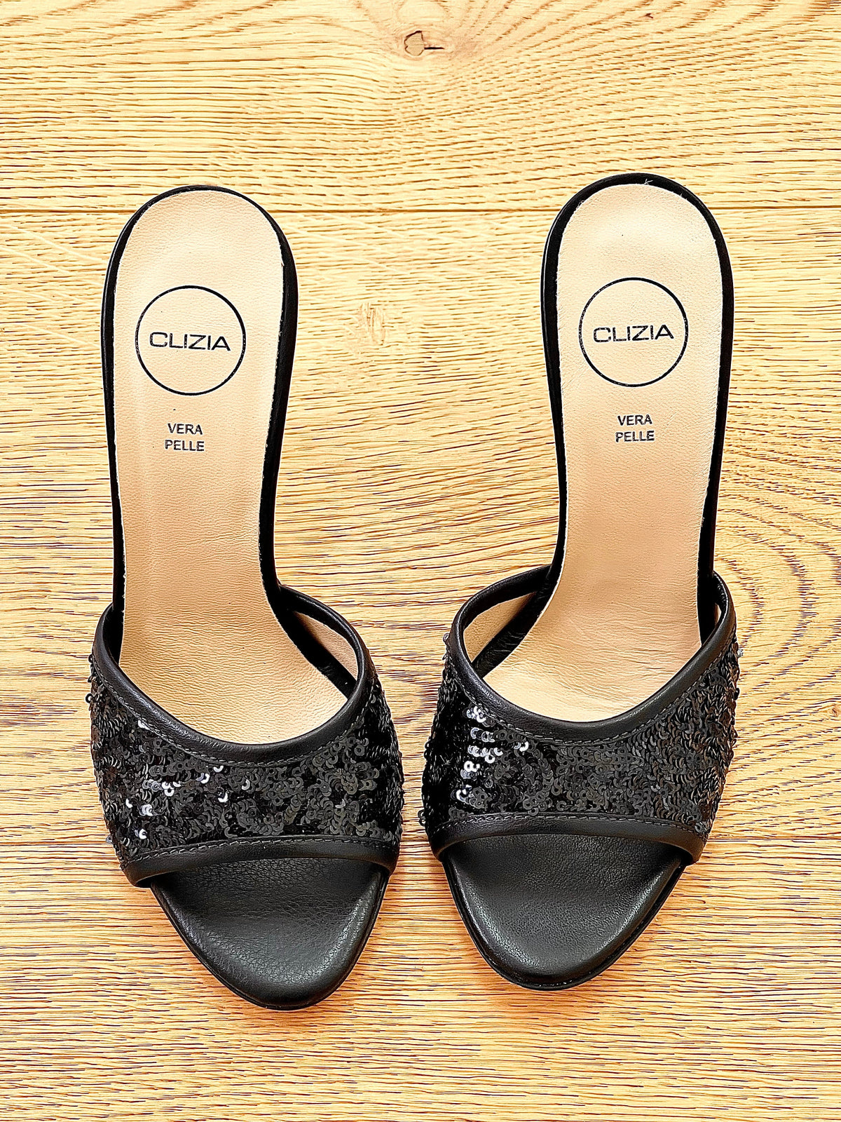TEA PAILLETTES NERO