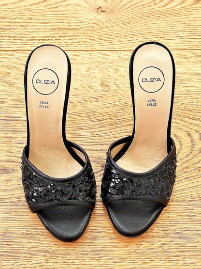 TEA PAILLETTES NERO