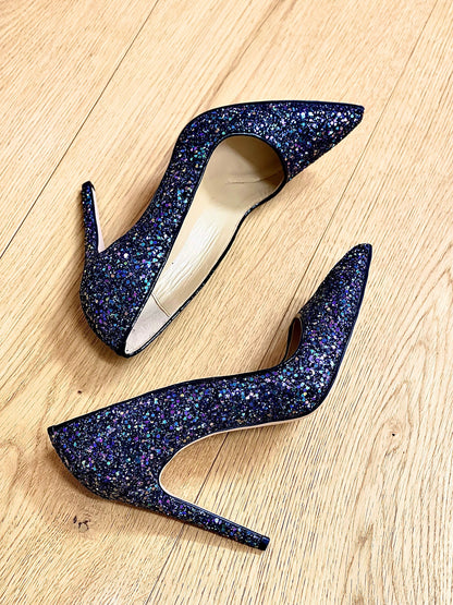 ZOE GLITTER BLU