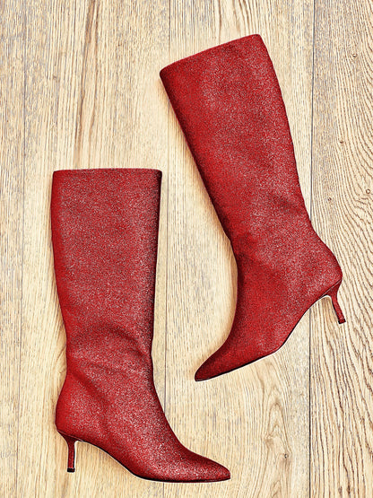 MELISSA GLITTER ROSSO