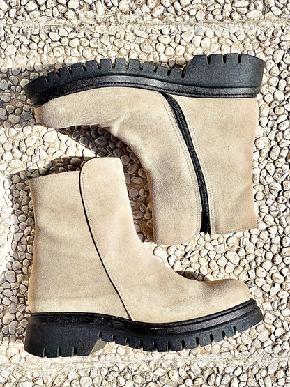 JIL SCAMOSCIATO TAUPE