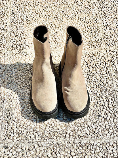 JIL SCAMOSCIATO TAUPE
