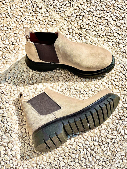 RAIDE SCAMOSCIATO TAUPE
