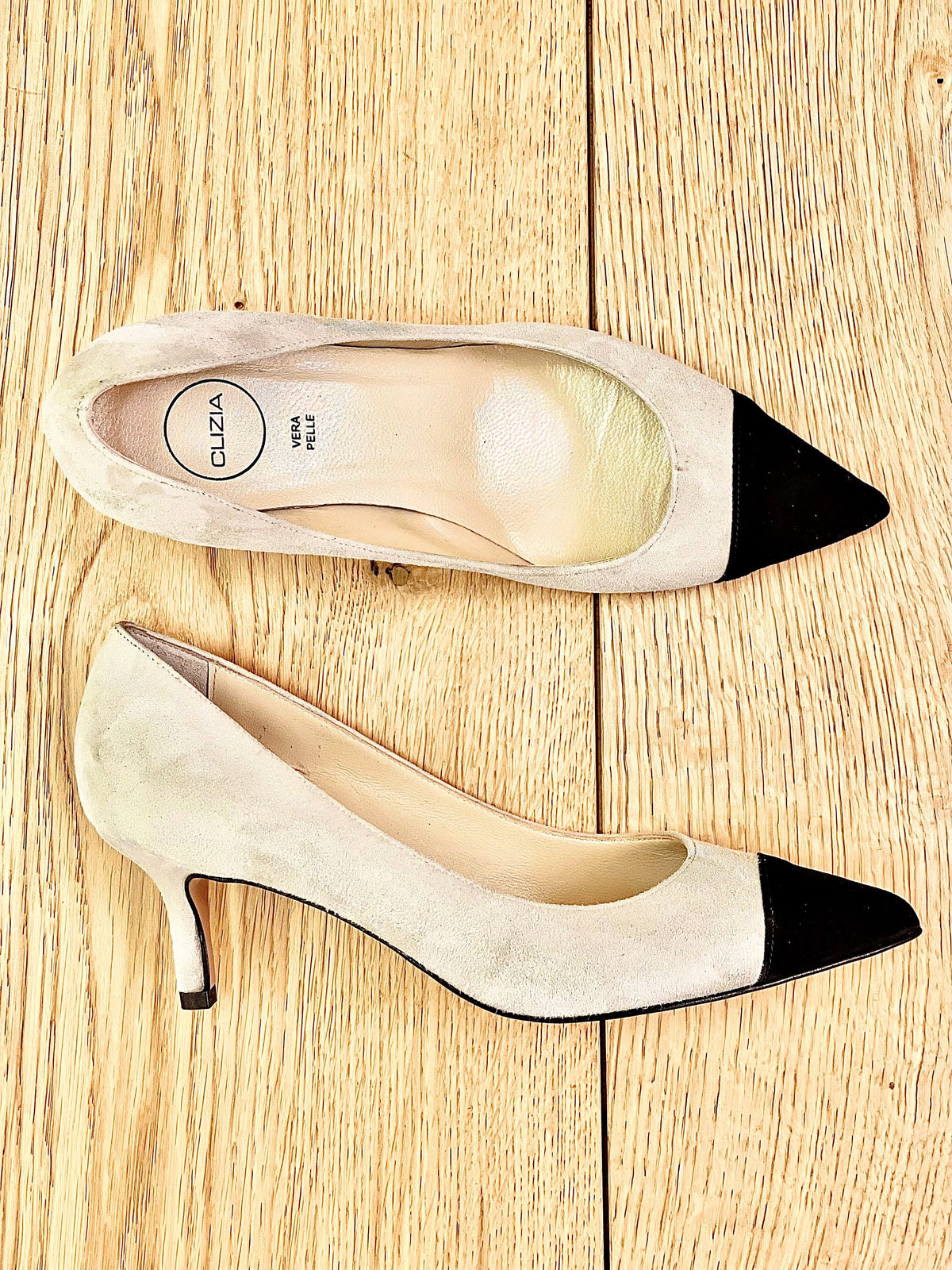 LUCE CAMOSCIO BEIGE/NERO