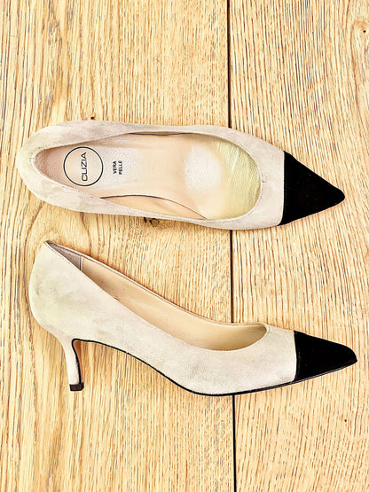 LUCE CAMOSCIO BEIGE/NERO