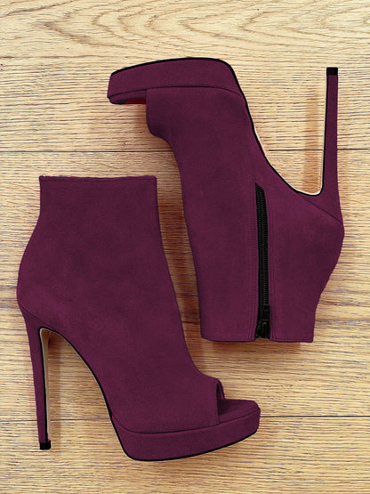 LONDON CAMOSCIO BORDEAUX