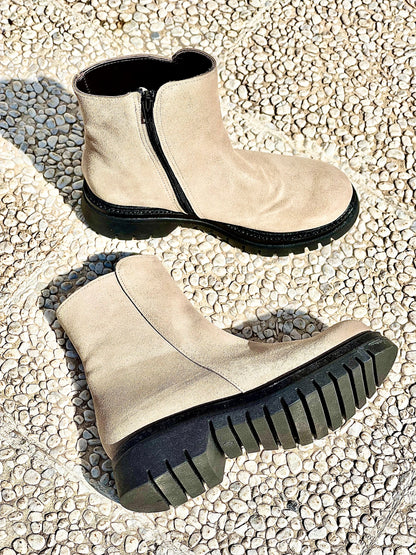 JIL SCAMOSCIATO TAUPE