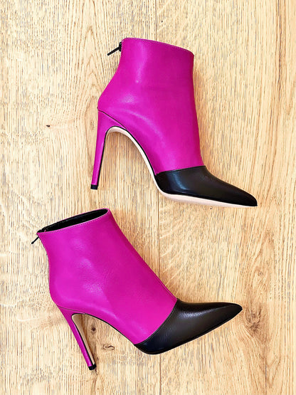 SHING PELLE NERO / FUXIA