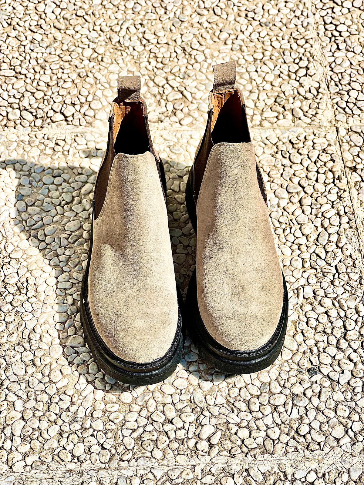 RAIDE SCAMOSCIATO TAUPE