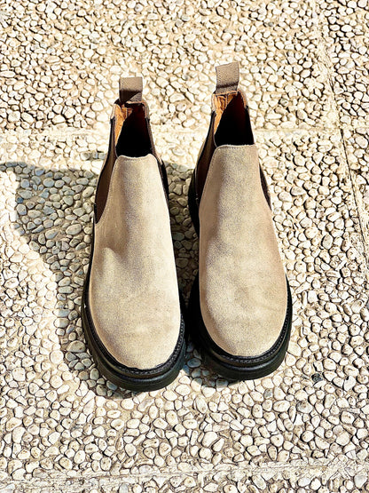 RAIDE SCAMOSCIATO TAUPE