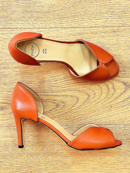 WANDA PELLE ARANCIONE
