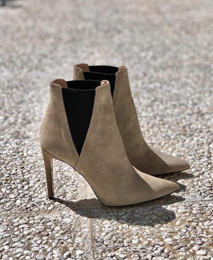 GRETA SCAMOSCIATO TAUPE