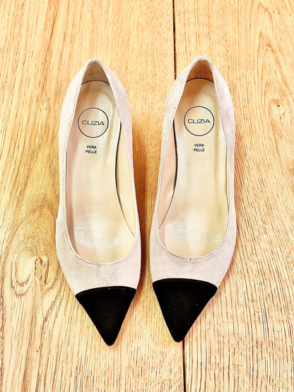 LUCE CAMOSCIO BEIGE/NERO
