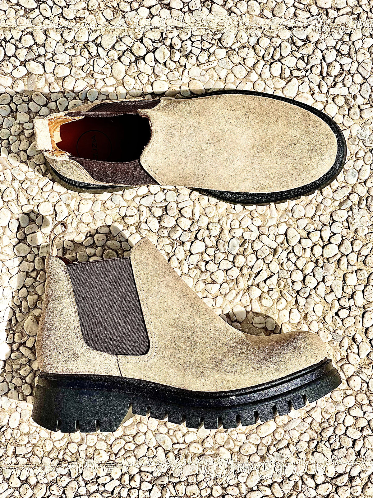 RAIDE SCAMOSCIATO TAUPE