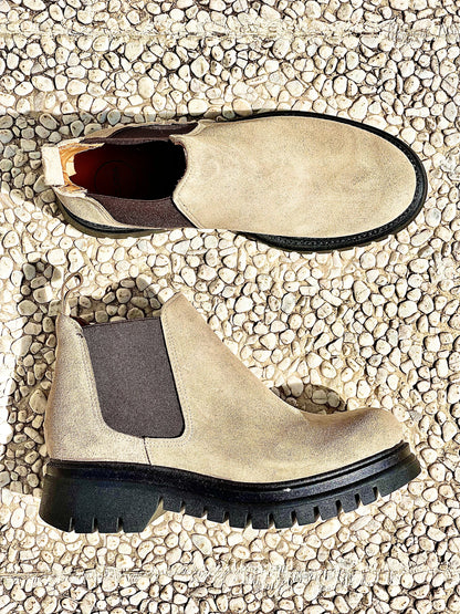 RAIDE SCAMOSCIATO TAUPE