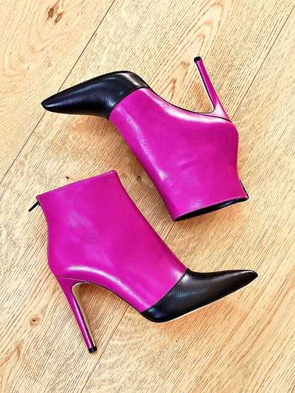 SHING PELLE NERO / FUXIA