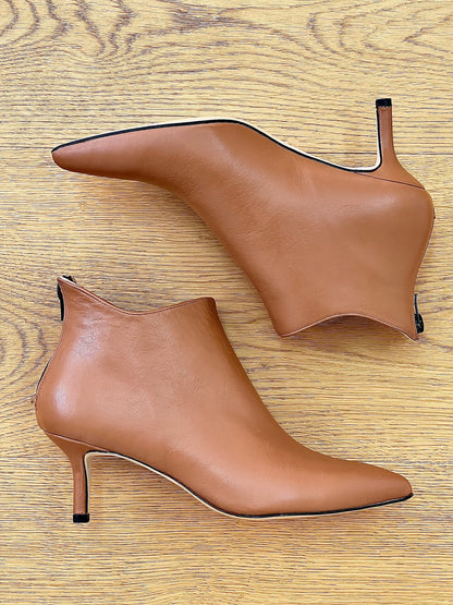 GHITA PELLE COGNAC