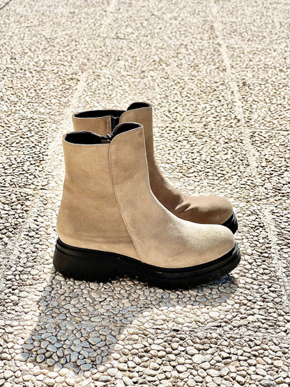 JIL SCAMOSCIATO TAUPE