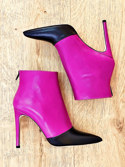 SHING PELLE NERO / FUXIA