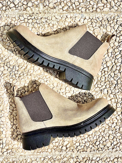RAIDE SCAMOSCIATO TAUPE