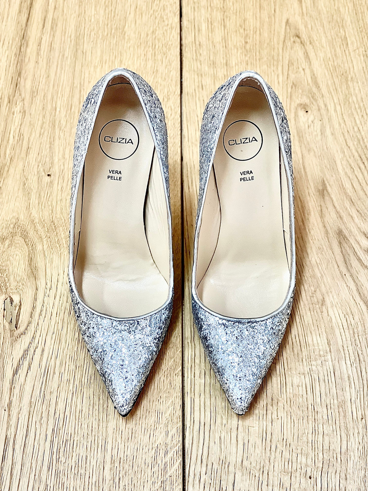 ZOE GLITTER ARGENTO