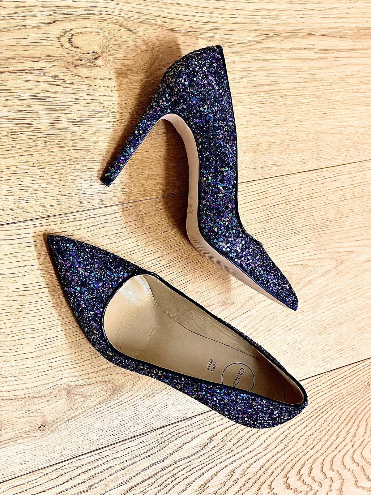 ZOE GLITTER BLU