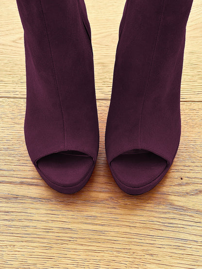 LONDON CAMOSCIO BORDEAUX