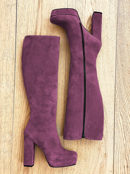 TIBET CAMOSCIO BORDEAUX
