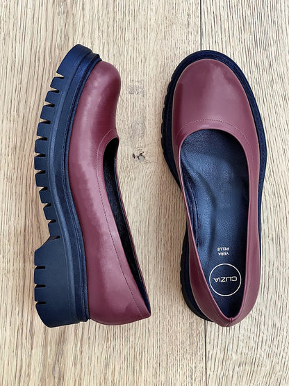 AMBER PELLE BORDEAUX