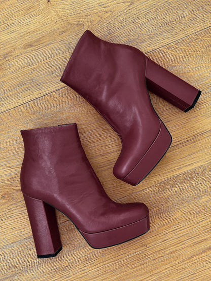 DETROIT PELLE BORDEAUX