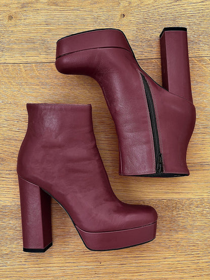 DETROIT PELLE BORDEAUX